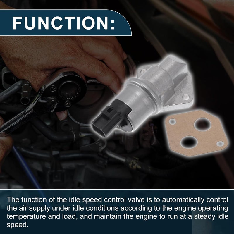 HEROFFIX Car Idle Air Control Valve for Ford for Ranger 2003-2008, for Ford Taurus 2001-2007 Replace No.1F1Z9F715AA IACV Idle Motor Idle Air Control Valve - Image 5